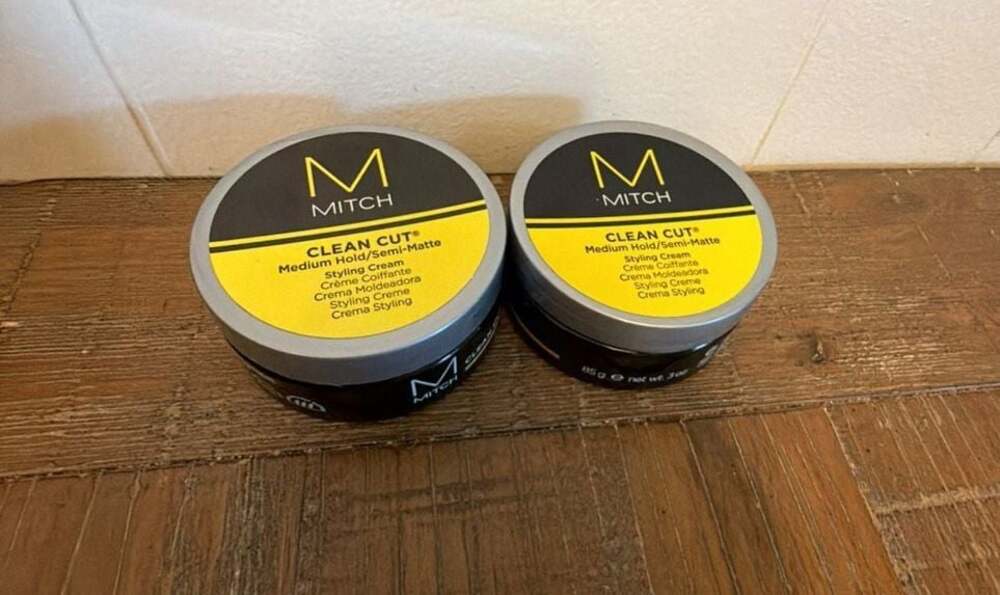 New Lot of 2 Paul Mitchell MITCH Clean Cut Styling Cream Medium Hold 3oz Each